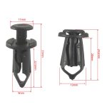 35-in-1-Befestigungssatz für Motorhaube, Kotflügel und Stoßstange für Infiniti G35 Limousine 2003–2008, A6854 – Bild 3