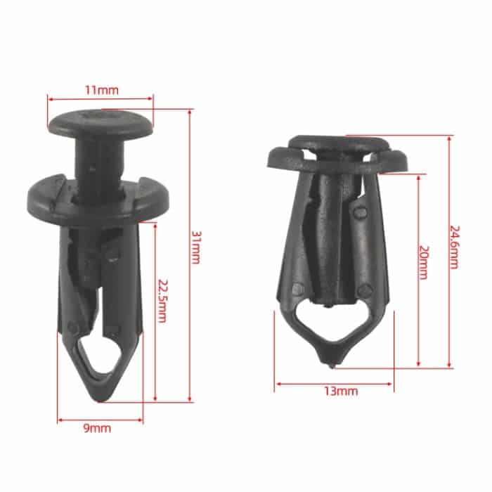 35-in-1-Befestigungssatz für Motorhaube, Kotflügel und Stoßstange für Infiniti G35 Limousine 2003–2008, A6854 – Bild 3