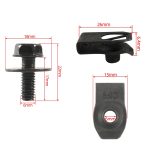 35-in-1-Befestigungssatz für Motorhaube, Kotflügel und Stoßstange für Infiniti G35 Limousine 2003–2008, A6854 – Bild 4