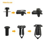 35-in-1-Befestigungssatz für Motorhaube, Kotflügel und Stoßstange für Infiniti G35 Limousine 2003–2008, A6854 – Bild 6