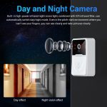 ESCAM X3 Smart Doorbell-Kamera Support Mobile App und Zwei-Wege-Sprach- und Cloud-Speicher – Bild 6