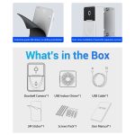 ESCAM X3 Smart Doorbell-Kamera Support Mobile App und Zwei-Wege-Sprach- und Cloud-Speicher – Bild 7