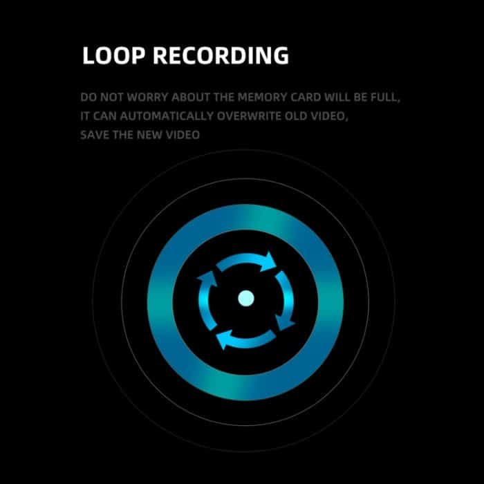 Anytek A5+ 4,5 Zoll FHD 1920x1080P Auto-Front- und Rückspiegel-DVR-Kamera – Bild 4