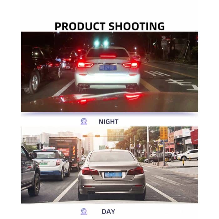 Anytek A5+ 4,5 Zoll FHD 1920x1080P Auto-Front- und Rückspiegel-DVR-Kamera – Bild 6