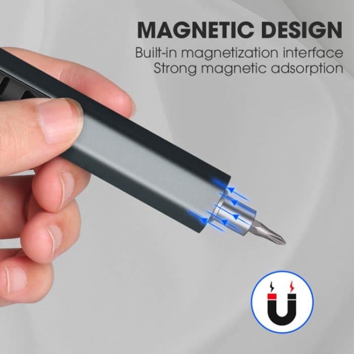 Wiederaufladbarer Akku-Elektroschraubendreher-Satz mit Typ-C-Anschluss, 12 in 1, 33 in 1, 49 in 1 – Bild 5