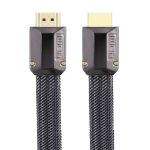 3 m 2.0-Version HD-Kabel 19 + 1 Standard-4K-TV-Flachkabel aus sauerstofffreiem Kupfer-Metallgehäuse, For HDMI