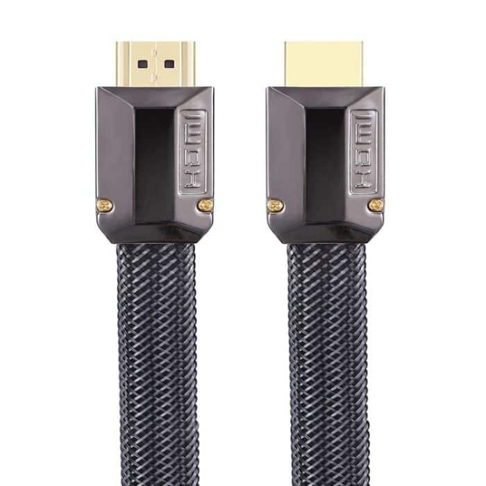EDA00312601A.jpg 3 m 2.0-Version HD-Kabel 19 + 1 Standard-4K-TV-Flachkabel aus sauerstofffreiem Kupfer-Metallgehäuse, For HDMI – Bild 1