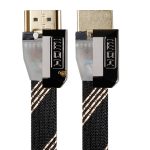 3 m 2.0-Version HD-Kabel 19 + 1 Standard-4K-TV-Flachkabel aus sauerstofffreiem Kupfer-Metallgehäuse, For HDMI – Bild 3