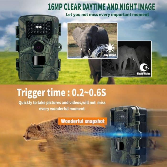 PR2000 2 Zoll LCD -Bildschirm Infrarot Nachtsicht Wildlife Hunting Trail Kamera – Bild 5