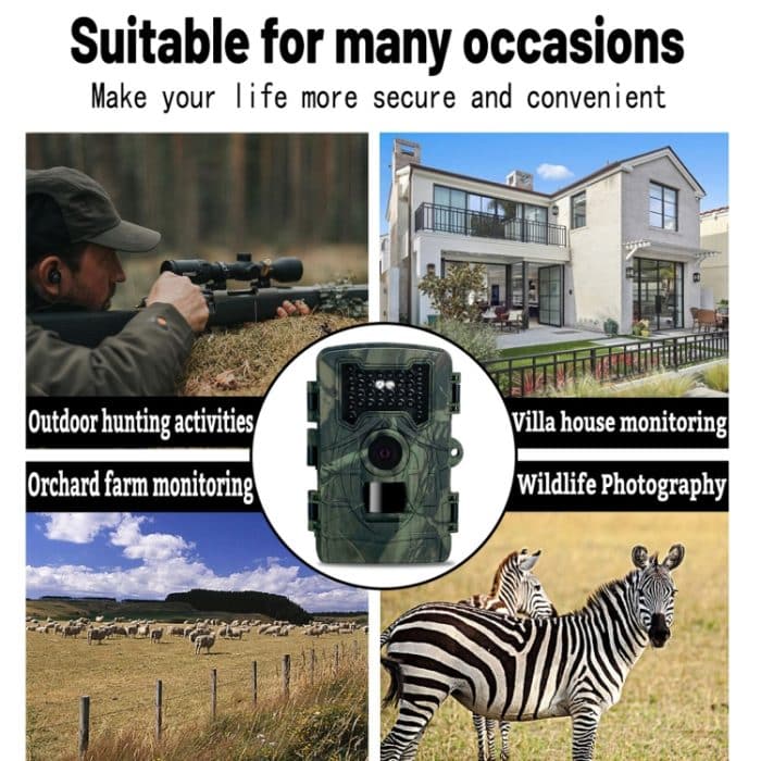 PR2000 2 Zoll LCD -Bildschirm Infrarot Nachtsicht Wildlife Hunting Trail Kamera – Bild 7