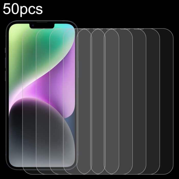 EDA003147001.jpg 50 Stück 0,26 mm 9H 2,5D gehärtete Glasfolie, For iPhone 14 (50pcs), For iPhone 14 Plus (50 PCS), For iPhone 14 Pro (50 PCS), For iPhone 14 Pro Max (50 PCS) – Bild 1