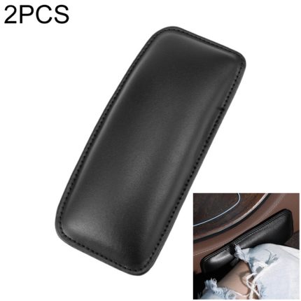 2 Stück Auto rutschfester weicher Bodenschutz Teppich Bodenmatte Kniepolster, PU Leather, First Layer Cowhide