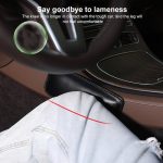 2 Stück Auto rutschfester weicher Bodenschutz Teppich Bodenmatte Kniepolster, PU Leather, First Layer Cowhide – Bild 6