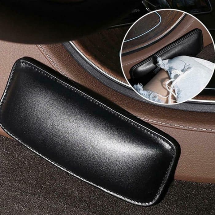 2 Stück Auto rutschfester weicher Bodenschutz Teppich Bodenmatte Kniepolster, PU Leather, First Layer Cowhide – Bild 10
