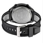 SKMEI 1872 Edelstahl-Schnalle, PU-Armband, wasserdichte elektronische Uhr, White, Black – Bild 3