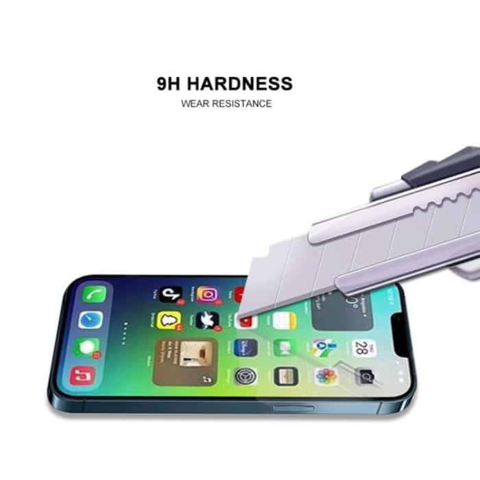 mocolo 9H Vollkleber-Seidendruck-Hartglasfolie, For iPhone 14, For iPhone 14 Plus, For iPhone 14 Pro, For iPhone 14 Pro Max – Bild 5