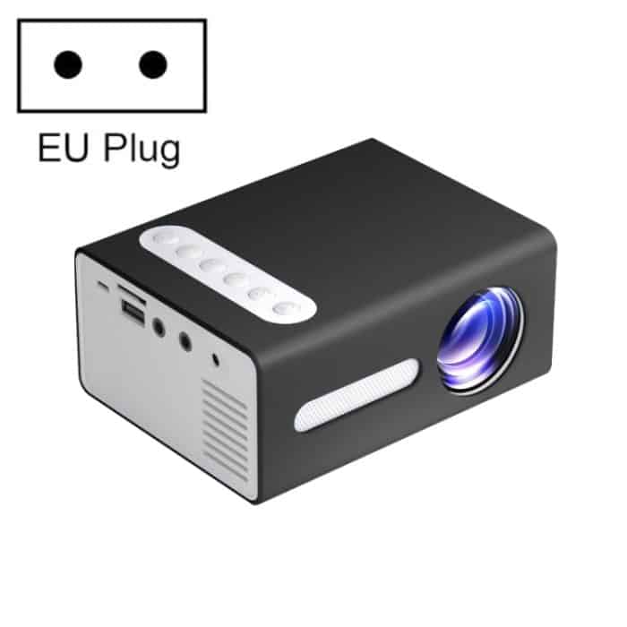 T300 25ANSI LED tragbarer Heim-Multimedia-Spielprojektor, EU Plug, UK Plug, AU Plug – Bild 1