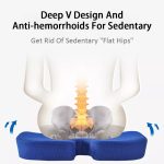 Weiches U-förmiges Kissen, ergonomischer Sitz, Mesh Style – Bild 4