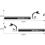 2 Teile/satz D-49 Böse Kaninchen Muster Auto Modifizierte Dekorative Aufkleber, Evil Rabbit Pattern – Bild 3
