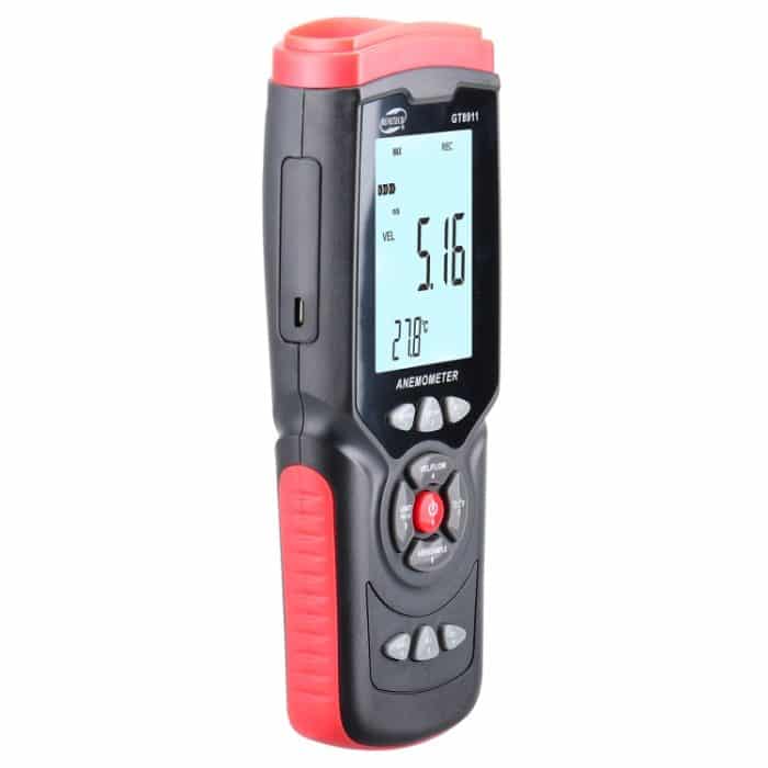 Benetech GT8911 Handheld Digital LCD Hot Draht Anemometer – Bild 4