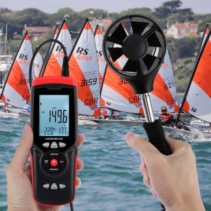 Benetech GT8913 Handheld Digital LCD Hot Draht Anemometer, Batterie nicht enthalten – Bild 9
