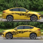 2 Teile/satz D-144 Feuer Element Muster Auto Modifizierte Dekorative Aufkleber, D-144 – Bild 6