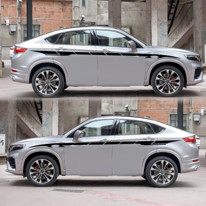 2 Teile/satz D-178 Taille Muster Auto Modifizierte Dekorative Aufkleber, D-178 – Bild 4