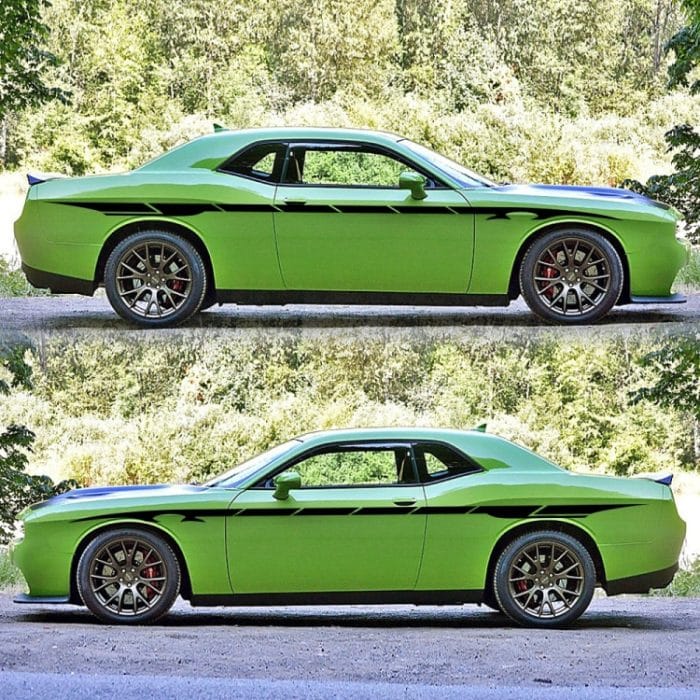 2 Teile/satz D-178 Taille Muster Auto Modifizierte Dekorative Aufkleber, D-178 – Bild 6