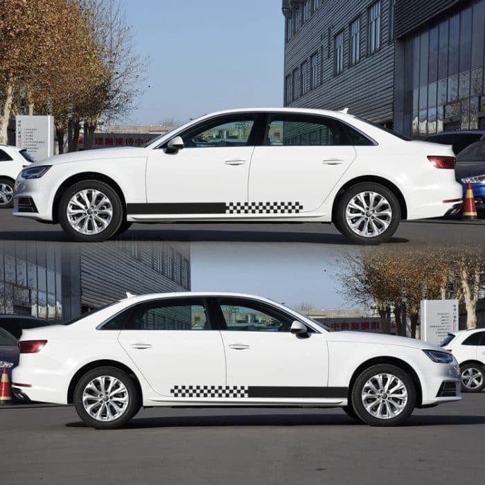 2 Teile/satz D-282 Taille Muster Auto Modifizierte Dekorative Aufkleber, D-282 – Bild 4