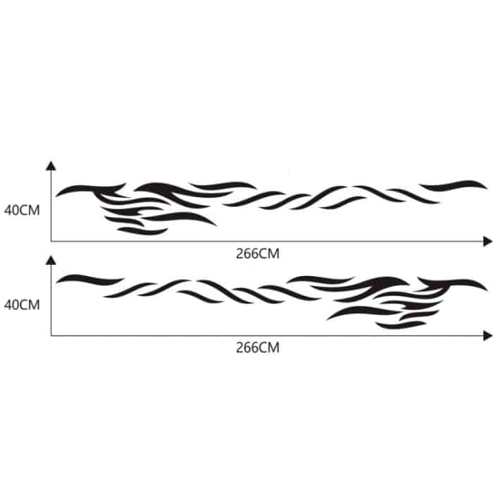 2 Teile/satz D-369 Totem Muster Auto Dekorative Aufkleber, D-369 – Bild 3