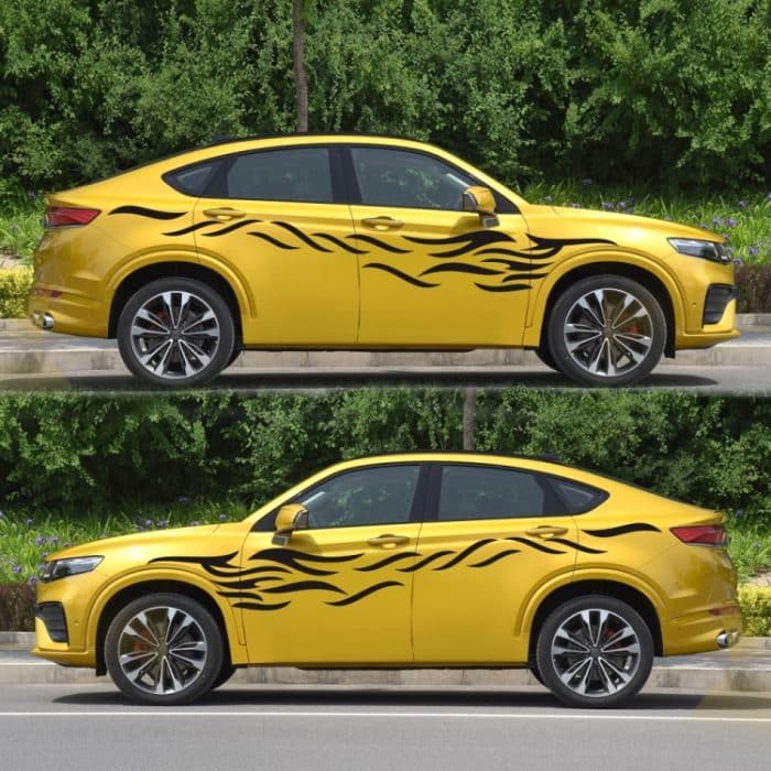 2 Teile/satz D-369 Totem Muster Auto Dekorative Aufkleber, D-369 – Bild 5