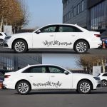 2 Teile/satz D-378 Blumen Totem Muster Auto Modifizierte Dekorative Aufkleber, D-378 – Bild 4