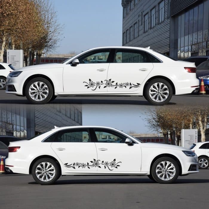 2 Teile/satz D-378 Blumen Totem Muster Auto Modifizierte Dekorative Aufkleber, D-378 – Bild 4