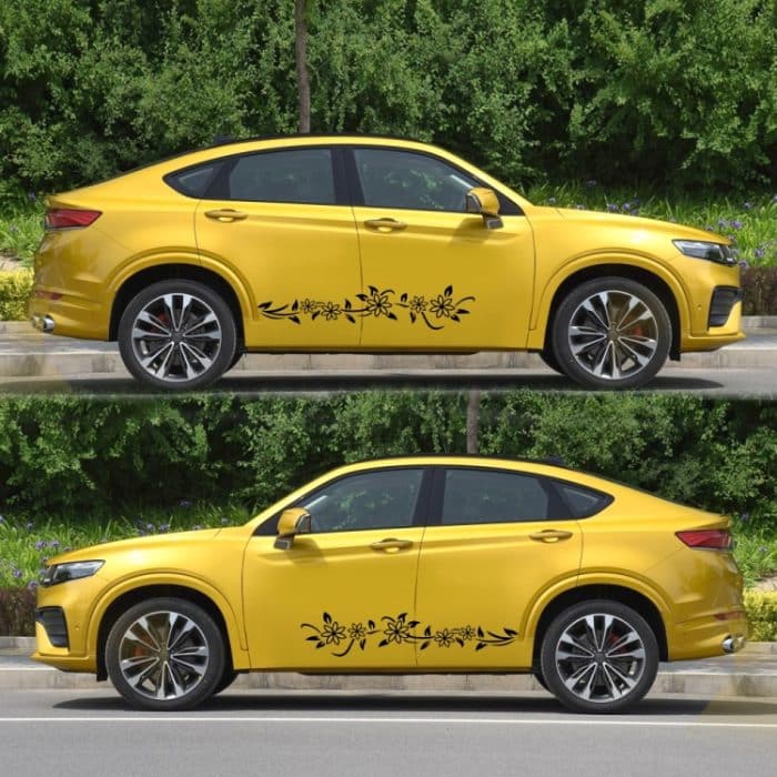 2 Teile/satz D-378 Blumen Totem Muster Auto Modifizierte Dekorative Aufkleber, D-378 – Bild 6