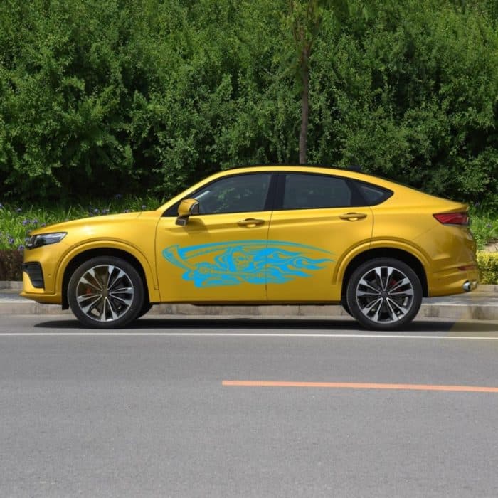 2 Teile/satz D-435 Grim Reaper Muster Auto Modifizierte Dekorative Aufkleber, D-435 – Bild 4