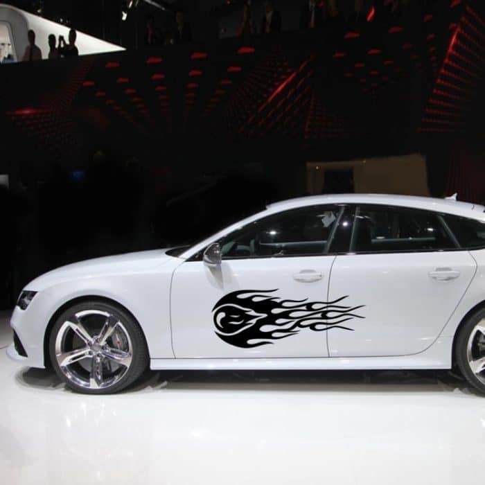 D-451 Auto modifizierte Seitentür vorne hinten Stoßstangen Rückspiegel dekorativer Aufkleber, D-451 – Bild 4