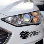 D-451 Auto modifizierte Seitentür vorne hinten Stoßstangen Rückspiegel dekorativer Aufkleber, D-451 – Bild 5