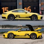 2 Teile/satz D-467 Wellen Muster Auto Modifizierte Dekorative Aufkleber, D-467 – Bild 3