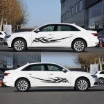 2 Teile/satz D-468 Kariertes Totem Muster Auto Modifizierte Dekorative Aufkleber, D-468 – Bild 4