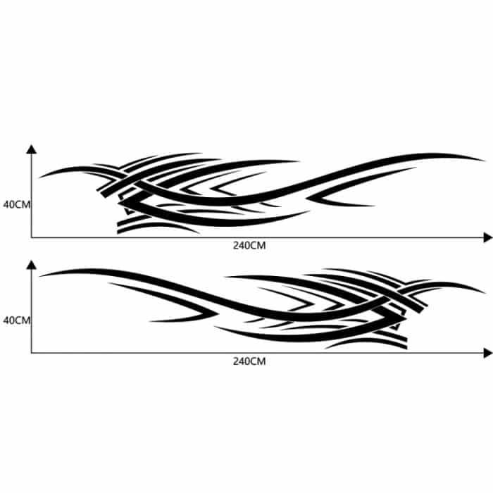 2 Teile/satz D-503 Totem Muster Auto Modifizierte Dekorative Aufkleber, D-503 – Bild 3