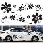 2 Teile/satz D-510 Blumen Muster Auto Modifizierte Dekorative Aufkleber, D-510 – Bild 2