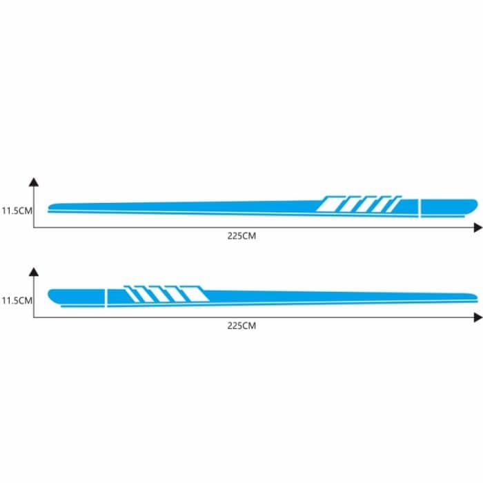 2 Teile/satz D-608 Streifen Muster Auto Modifizierte Dekorative Aufkleber, D-608 – Bild 2