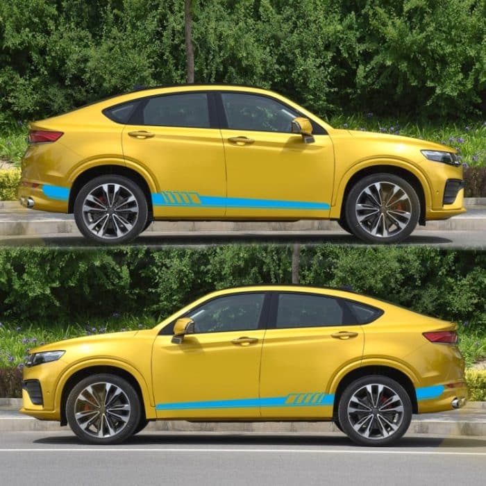 2 Teile/satz D-608 Streifen Muster Auto Modifizierte Dekorative Aufkleber, D-608 – Bild 5