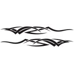 2 Teile/satz D-731 Totem Muster Auto Modifizierte Dekorative Aufkleber, D-731