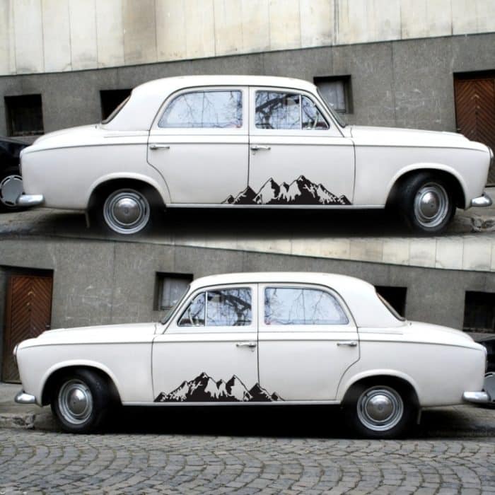 2 Teile/satz D-750 Gebirgsmuster Auto Modifizierte Dekorative Aufkleber, D-750 – Bild 4