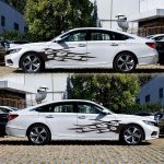 2 Teile/satz D-751 Flamme Muster Auto Modifizierte Dekorative Aufkleber, D-751 – Bild 3