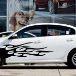 2 Teile/satz D-751 Flamme Muster Auto Modifizierte Dekorative Aufkleber, D-751 – Bild 5