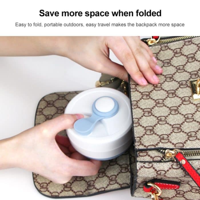 350 ml faltbare tragbare Silikon-Teleskop-Trinkkaffeetasse Multifunktions-Silica-Tasse für Reisen – Bild 5