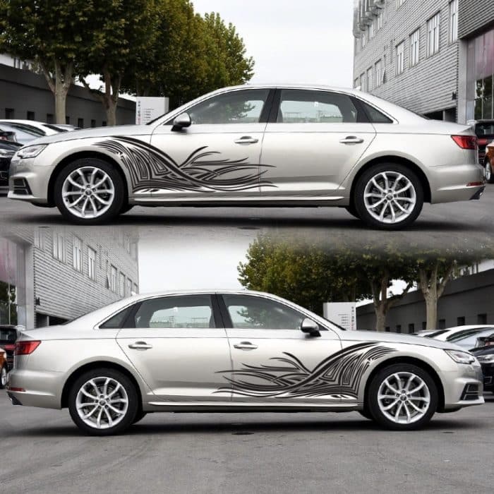 2 Teile/satz D-752 Linien Muster Auto Modifizierte Dekorative Aufkleber, D-752 – Bild 4