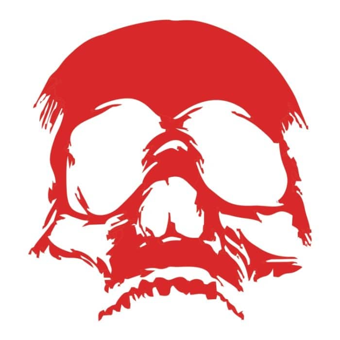 D-774 Modifizierter dekorativer Autoaufkleber mit bösem Totenkopfmuster, D-774 – Bild 1